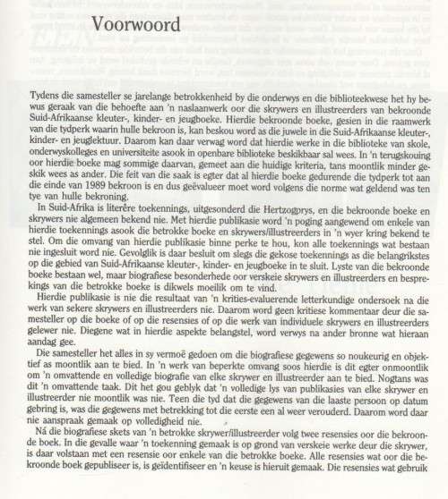 KINDERKEUR - J A KRUGER (1 STE UITGAWE 1991)