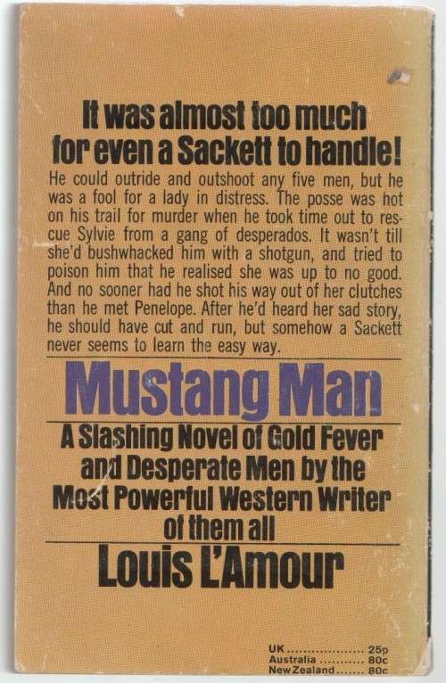MUSTANG MAN - LOUIS LAMOUR (1972 - WESTERN)