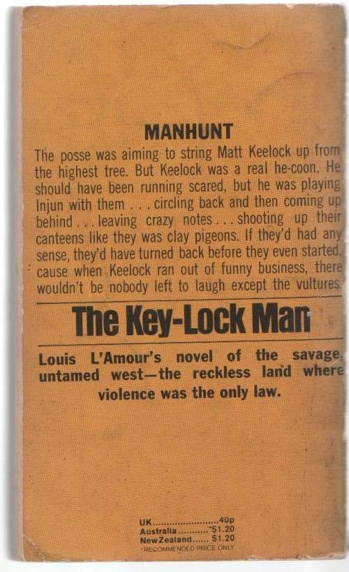 THE KEY-LOCK MAN - LOUIS LAMOUR (1975)