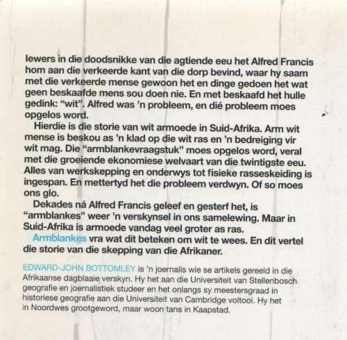 ARM-BLANKES - EDWARD-JOHN BOTTOMLEY (1 STE UITGAWE 2012)