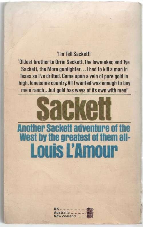 SACKETT - LOUIS LAMOUR (WESTERN - 1972)