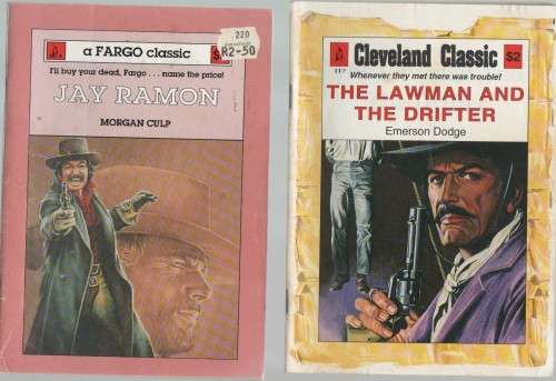 SIX PAPERBACKS CAFE BOOKS - MIXED TITLES