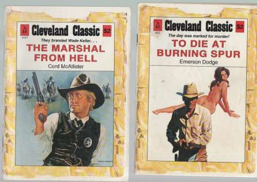 SIX PAPERBACKS CAFE BOOKS - MIXED TITLES