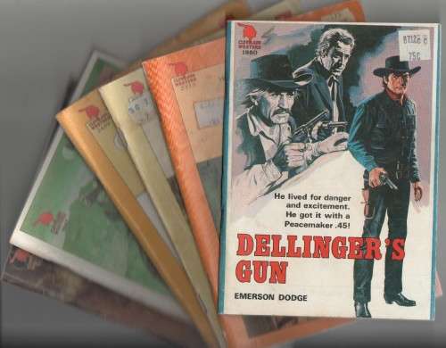 SIX PAPERBACK CLEVELAND WESTERNS - CAFE BOOKS