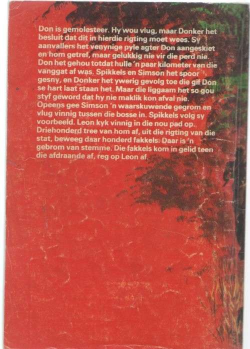 DIE SWART LUIPERD, NO 19, GEES UIT DIE VUUR - BRAAM LE ROUX (KAFEE-BOEKIE)