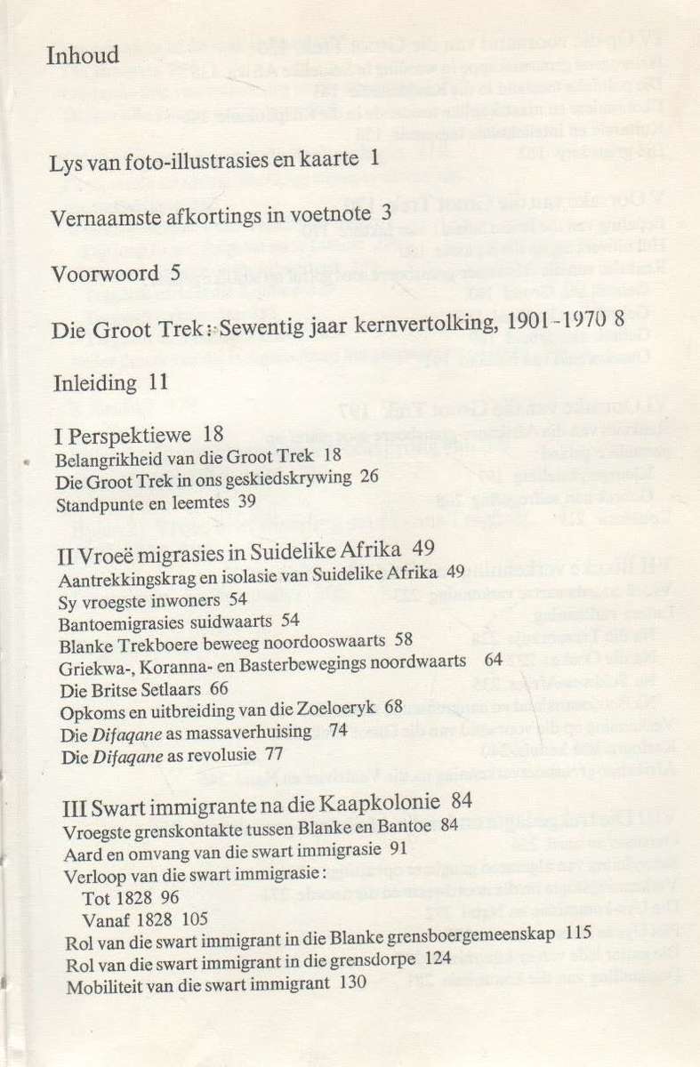 DIE OORSPRONG VAN DIE GROOT TREK - PROF C F J MULLER (1 STE DRUK 1974)