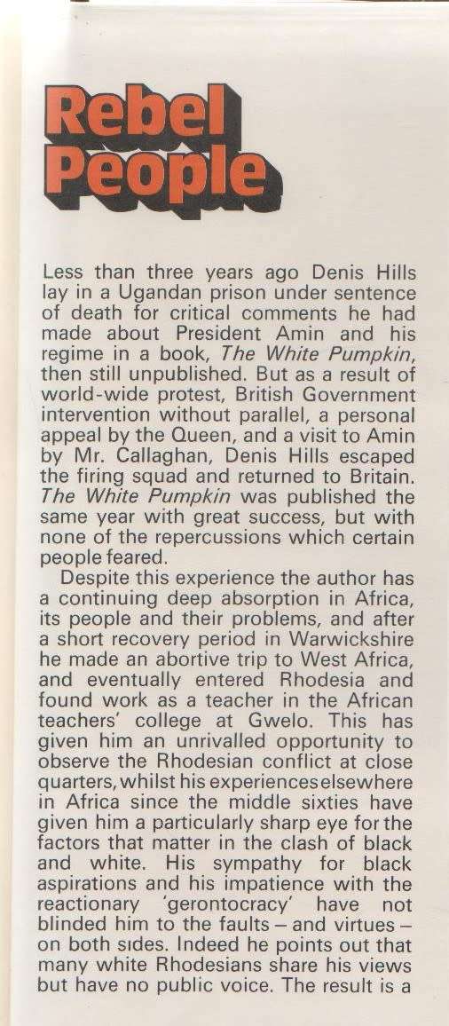 REBEL PEOPLE - DENIS HILLS (1978)