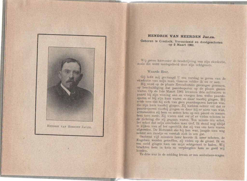 HOE ZIJ STIERVEN - G JORDAAN (1917) BOEREOORLOG