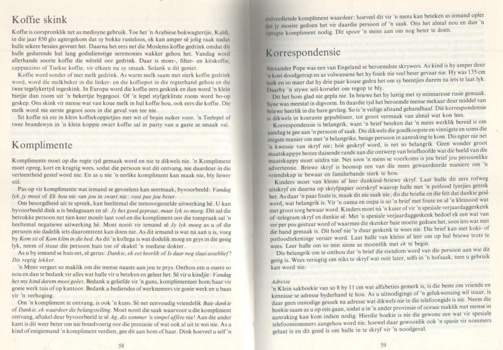 EMSIE SCHOEMAN - GOEIE MANIERE EN ETIKET (2DE UITGAWE 1982)