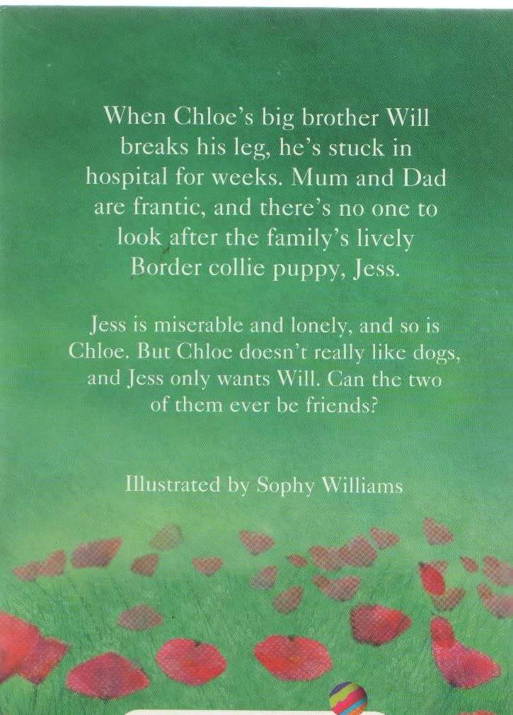 JESS THE LONELY PUPPY - HOLLY WEBB ( STRIPES - 2010)