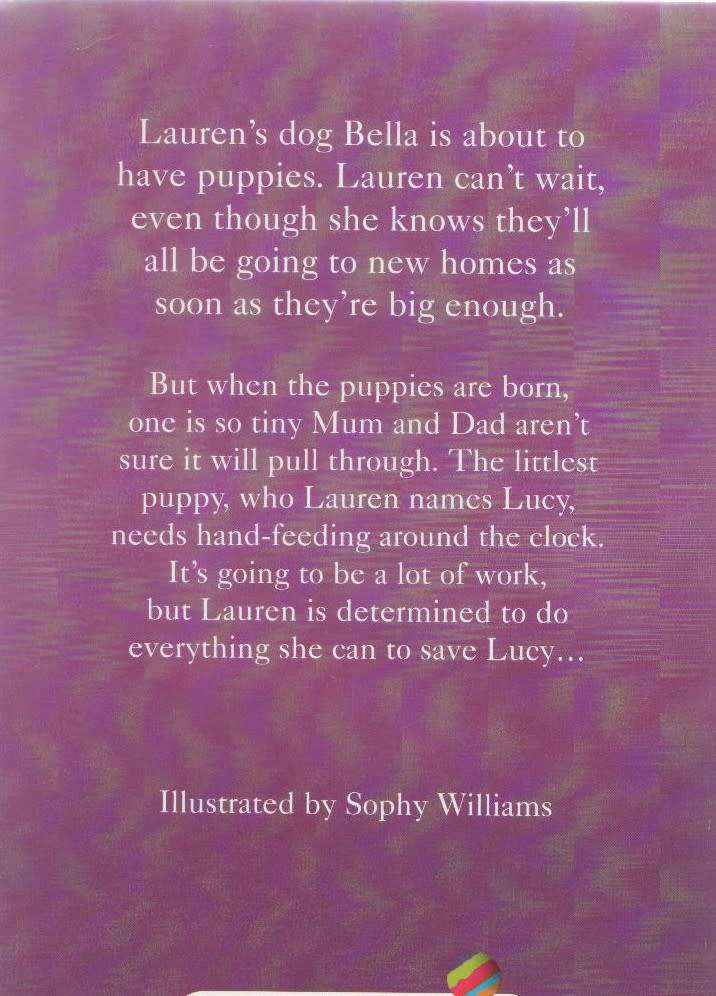 LUCY POORLY PUPPY - HOLLY WEBB ( STRIPES - 2011)