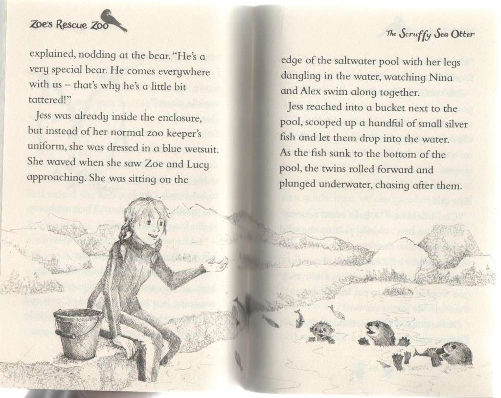 ZOE`S RESCUE ZOO, THE SCRUFFY SEA OTTER - AMELIA COBB (2017)