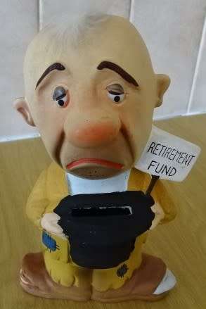 CERAMIC VINTAGE 1960`S HOBO PIGGY BANK (MADE IN JAPAN)