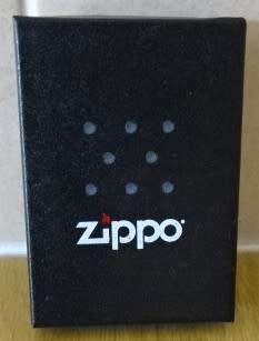 GENUINE ZIPPO WINDPROOF LIGHTER ( MADE IN USA - RED &WHITE )