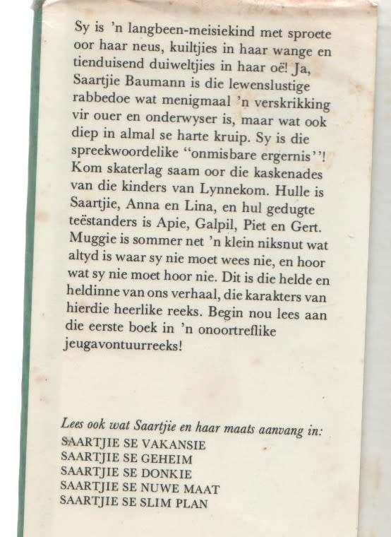 SAARTJIE BAUMANN - BETTIE NAUDE (3 DE UITGAWE 1982)