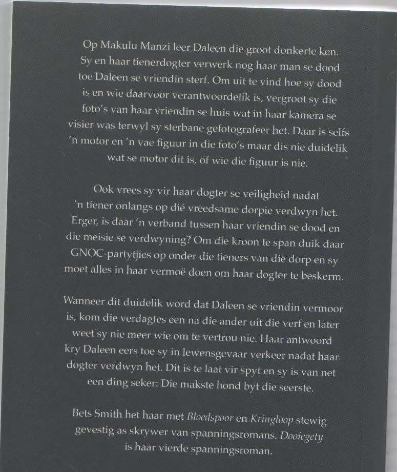 DOOIEGETY - BETS SMITH (1 STE UITGAWE 2019)