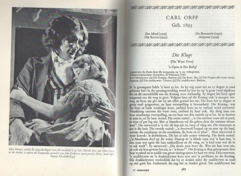 DIE AFRIKAANSE OPERAGIDS - LOUIS STEYN (3 DE DRUK 1969)