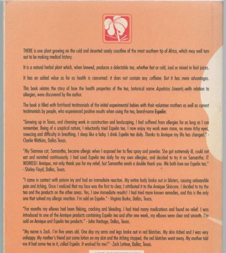 ALLERGIES AN AMAZING DISCOVERY - ANNIQUE THERON (1968)