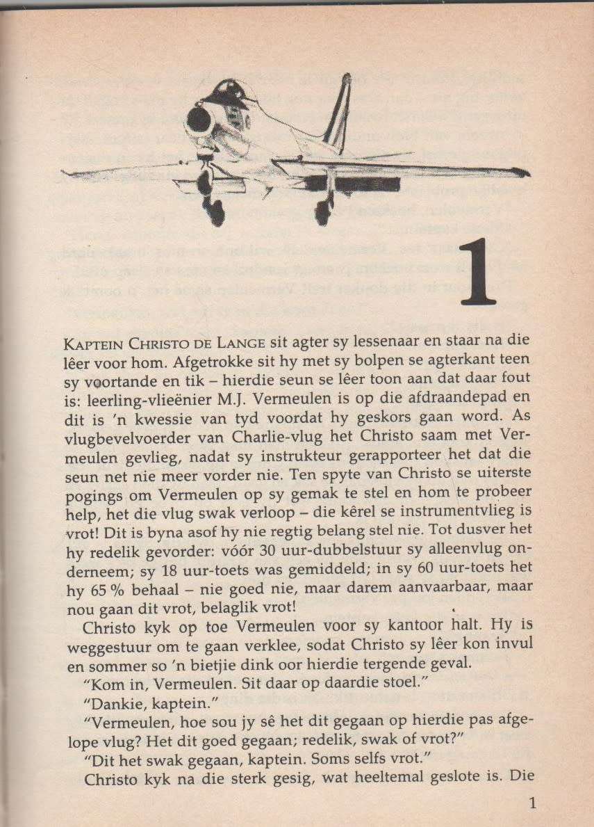 CHRISTO DE LANGE VEGVLIEENIER - SIMON VAN GARDEREN (1 STE UITGAWE 1982) TEEN