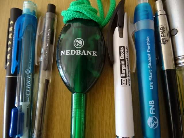 FOURTEEN CORPORATE PENS