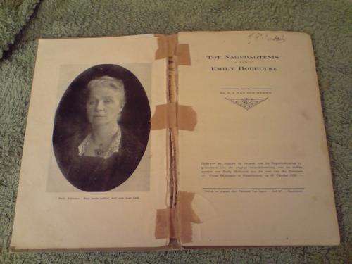 Tot nagedagtenis van Emily Hobhouse - Dr N J van der Merwe (begrafnisbrief 27 Okt 1926)