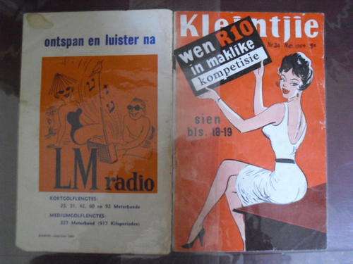 Memoriabillia & Nostalgia. A few items from days yonder. Items van lank gelede.