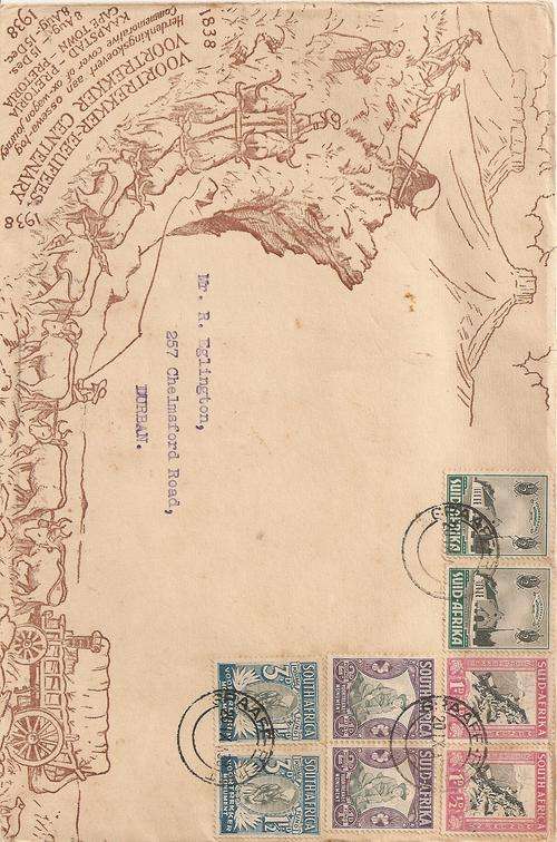 1938 Voortrekker cover Graaff Reinet CDS