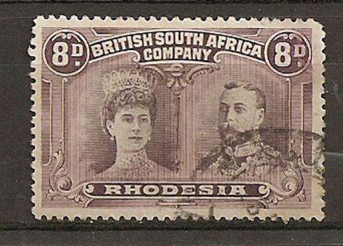 1910/16 Double Heads 8d Dull Purple and purple Fine Used SG147