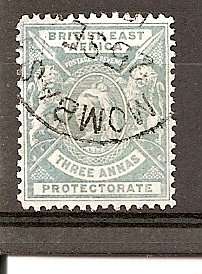 British East Africa 1896/1901 3a Grey FU (Cat.No: 69)