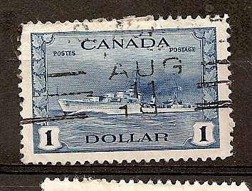 1942/48 GV1 $1 Blue FU  SG 388