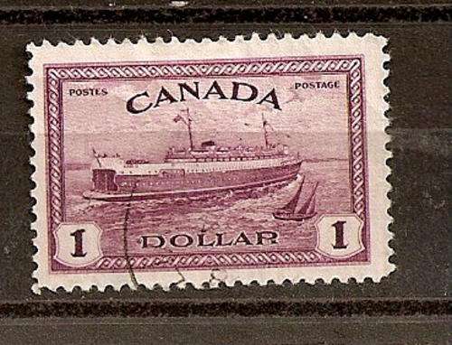 1946/47 GV1 $1 Purple FM  SG 406