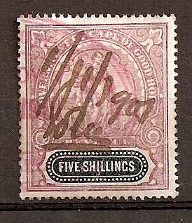 1898 QV 5s Lilac and black