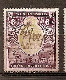 1903 Edward 6d Purple and green