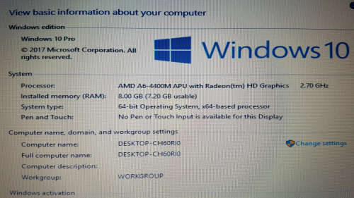 HP Probook Business Laptop **8GB 128GB SSD**