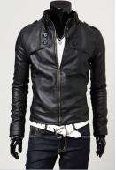 ****Designer Mens PU leather Jacket -Brown, Tan, Black****