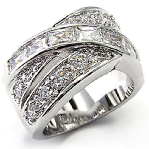 *FREE Valentine's GIFT with the purchase of this...* Clear CZ Ring - Size 6