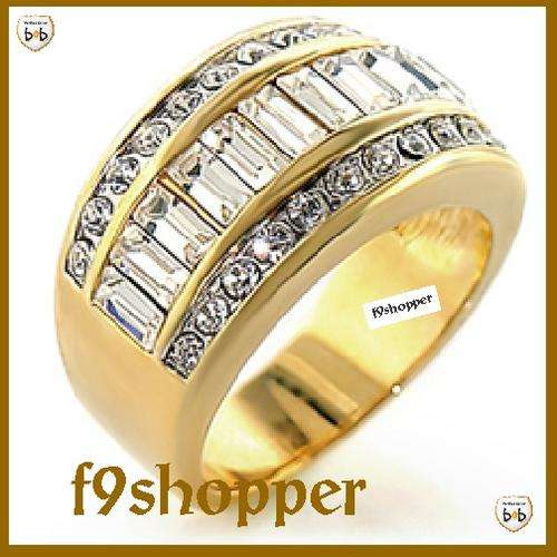 Clear Premium Austrian Crystal Ring - Size 8 (Q)