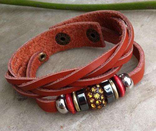 lovely leather bracelet