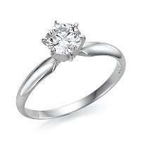 0.58cts Single Solitaire Diamond Ring