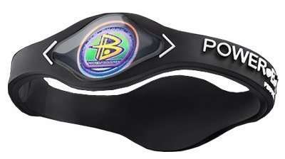 Power Balance Wristband Bracelet - BLACK, SMALL