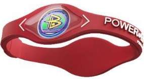 Power Balance Wristband Bracelet - RED, LARGE