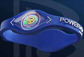 Power Balance Wristband Bracelet - BLUE, MEDIUM