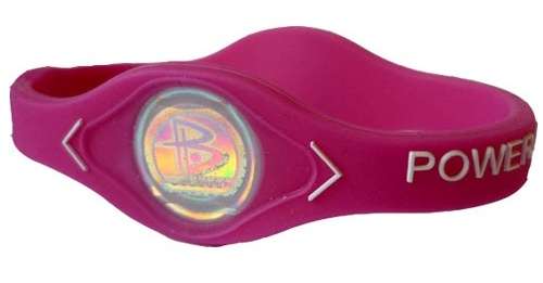 Power Balance Wristband Bracelet - PINK, SMALL