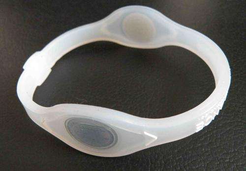 Power Balance Wristband Bracelet - CLEAR, MEDIUM
