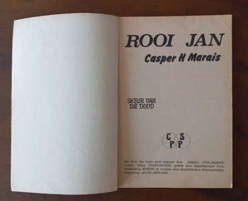 Rooi Jan - Skeur van die Dood - Casper H Marais