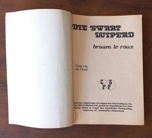 Die Swart Luiperd No 21 Dans van die dood