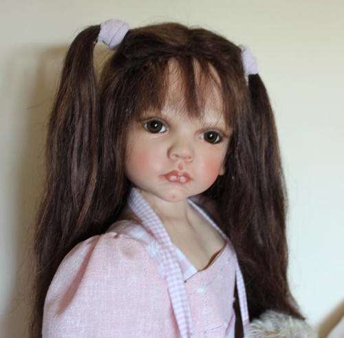 Vinyl Collectors Doll 28" including stand