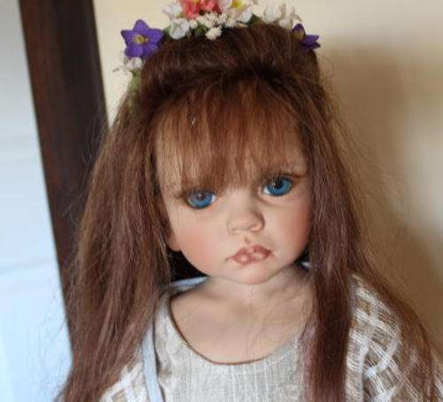 Vinyl Collectors Doll 28" including stand