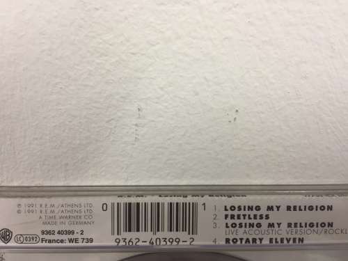 REM Losing My Religion CD Single