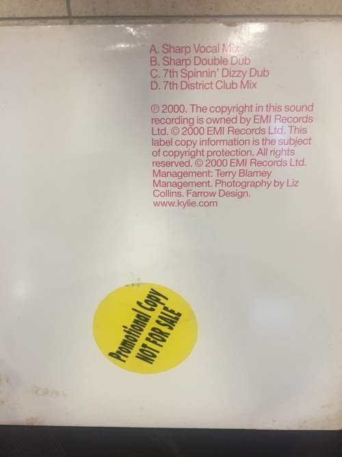 Kylie Minogue - Spinning Around - 2000 UK 12`` Double Vinyl :Rare